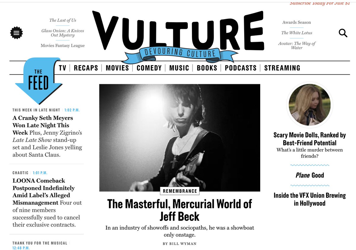 I wrote about Jeff Beck!
vulture.com/2023/01/jeff-b…