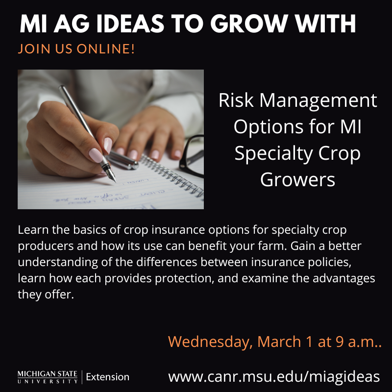 Register for this session of the MI Ag IDEAS To GROW WITH conference at events.anr.msu.edu/miagideas/