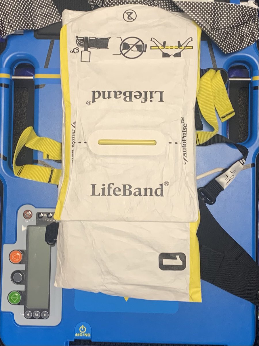 SunlandFd's tweet photo. Thanks to a grant from the NM EMS Bureau @SunlandParkFire put two Zoll AutoPulse automated CPR machines into service today. Bringing higher quality EMS to @sunland_park_nm https://t.co/PsNVwzmcVM