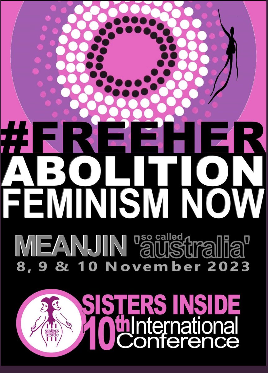 Have you registered your interest yet? If not please hurry cause you may miss a place to attend this awesome conference #freeher #abolitionfeminism #AngelaDavis #GinaDent #EricaMeiners #sistersinside 

Register admin@sistersinside.com.au
