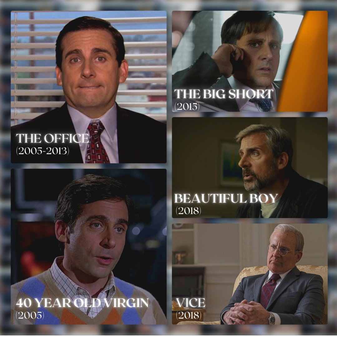 thecinemaxter's tweet photo. Actors that have reinvented themselves, whether it is falling off &amp; coming back or playing parts that defied previous roles. Who do you think made the best comeback?
-
#stevecarell #johntravolta #michealkeaton #bryancranston #robertdowneyjr #jasonbateman #robertpattinson #batman https://t.co/r1qR2PPEy7
