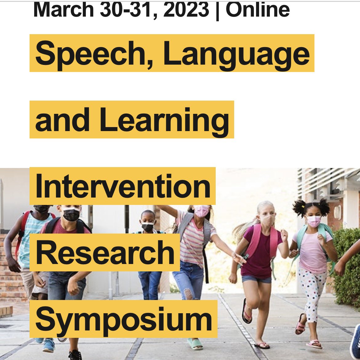 shaunziegenfusz's tweet photo. The Speech, Language and Learning Intervention Research Symposium is taking place from 30-31 March 2023. I’m looking forward to being a panelist for the “Practice to Research through Podcasts” session, which will be hosted by @tiffanyphogan.

1/2 https://t.co/jIbHidt6uJ