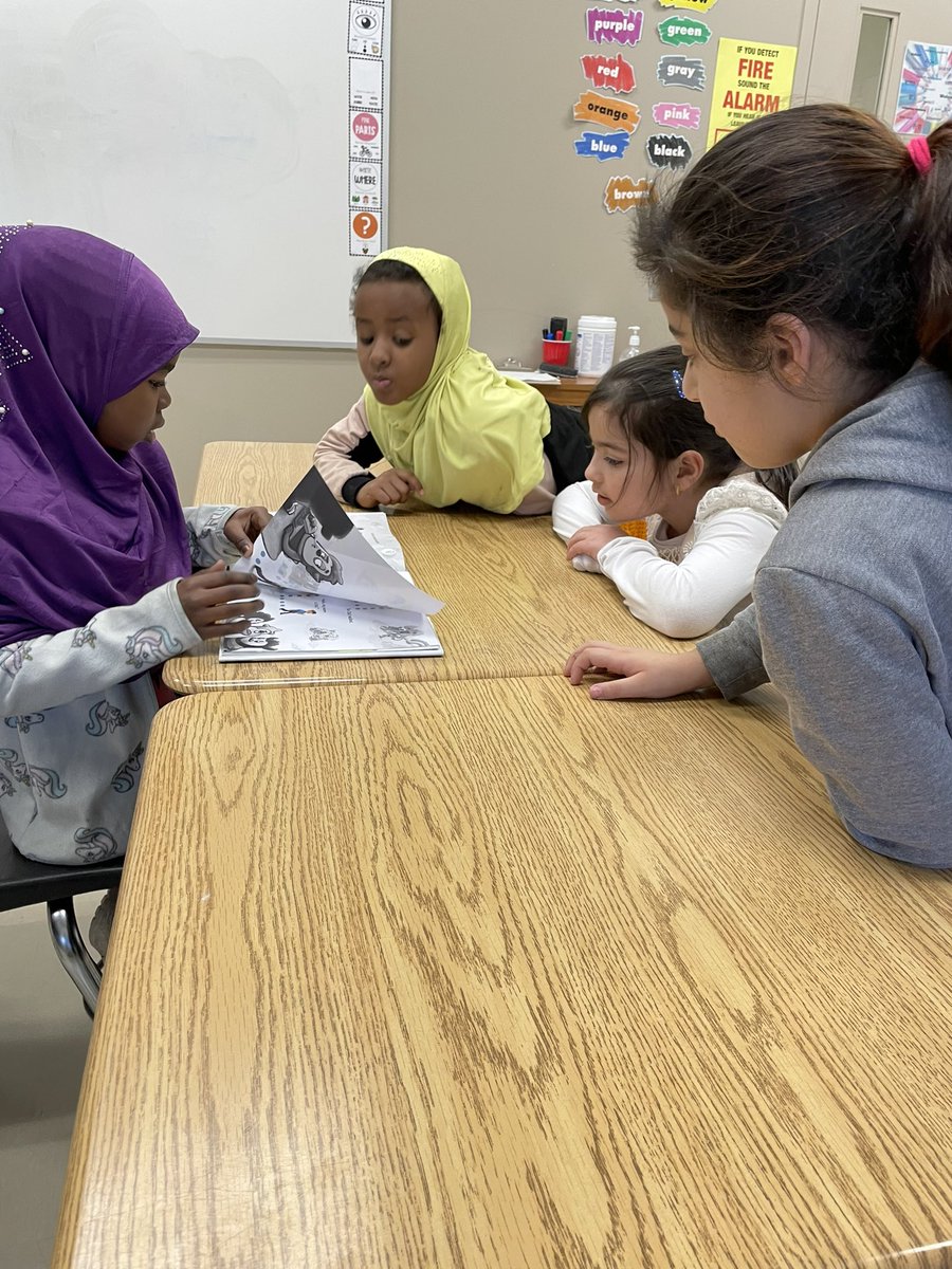 So proud of Falmata for sharing her book with our group today! She has been practicing reading this book and today she wanted to share it with us! Look at how engaged the Ss are listening to her read! Way to Go! <a href="/MissHElmi/">Miss. Elmi</a> <a href="/MrsIandolo/">Teresa Iandolo</a> <a href="/BegleyBroncos1/">F.W. Begley School</a>