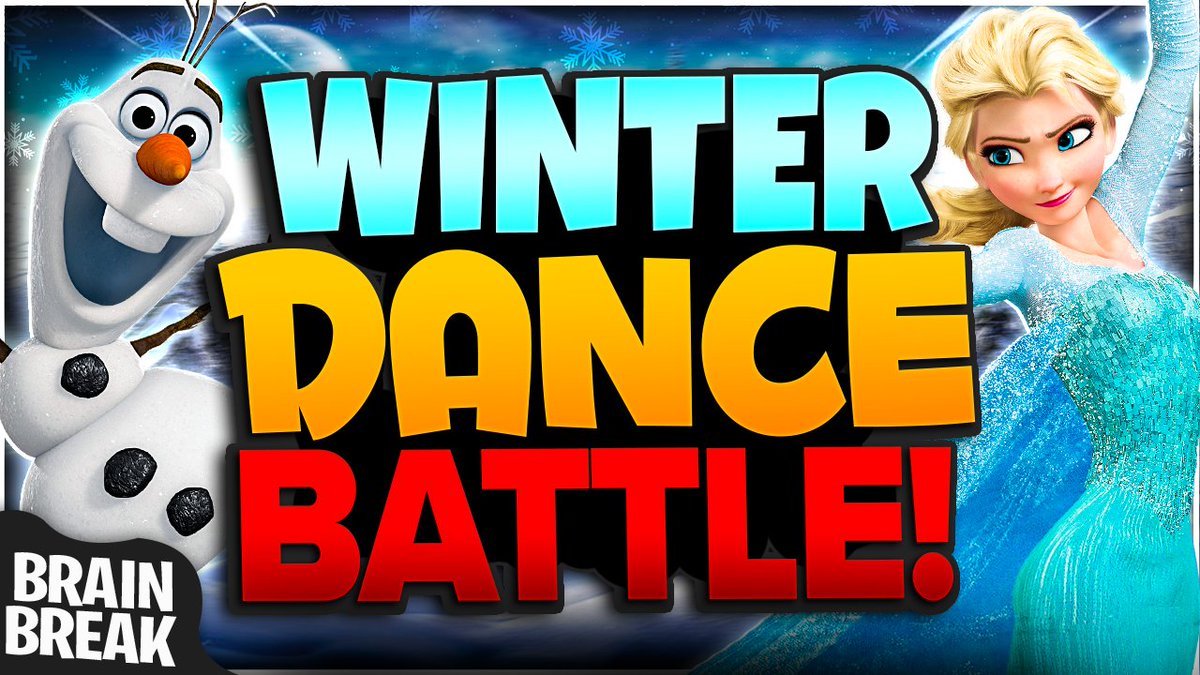 The latest #physed game and #brainbreak activity for this week ➡️ Winter Dance Battle! 🥶️Find it here: youtube.com/watch?v=PhRXrM…
Choose your character and then stomp or jump in the direction of the arrows when they match up on the bottom.  First to fill their power meter wins! 🏆
