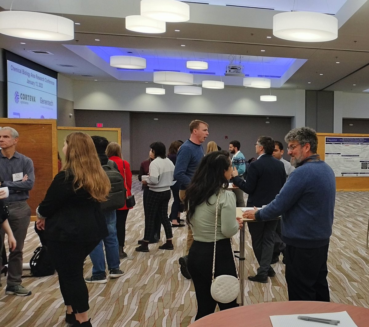 suritra2904's tweet photo. Enjoyed sciencing and learning at the ChemBio Area Research Conference #CBARC @ChemistryUIUC. It always fills me with excitement to get to know the amazing work of our very own PhD students. Thanks to Prof Silverman and Prof Mitchell, and also the sponsors for making this happen! https://t.co/k869e6VfoJ