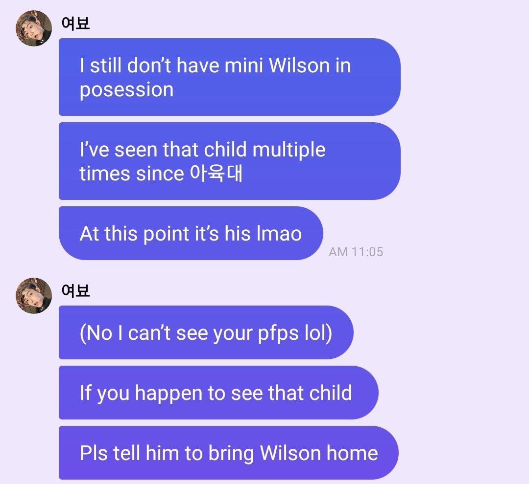 maple_boy0223's tweet photo. Not at Kevin asking us to tell Keeho to bring wilson home 😂😂😂 https://t.co/6HywQ89yBD