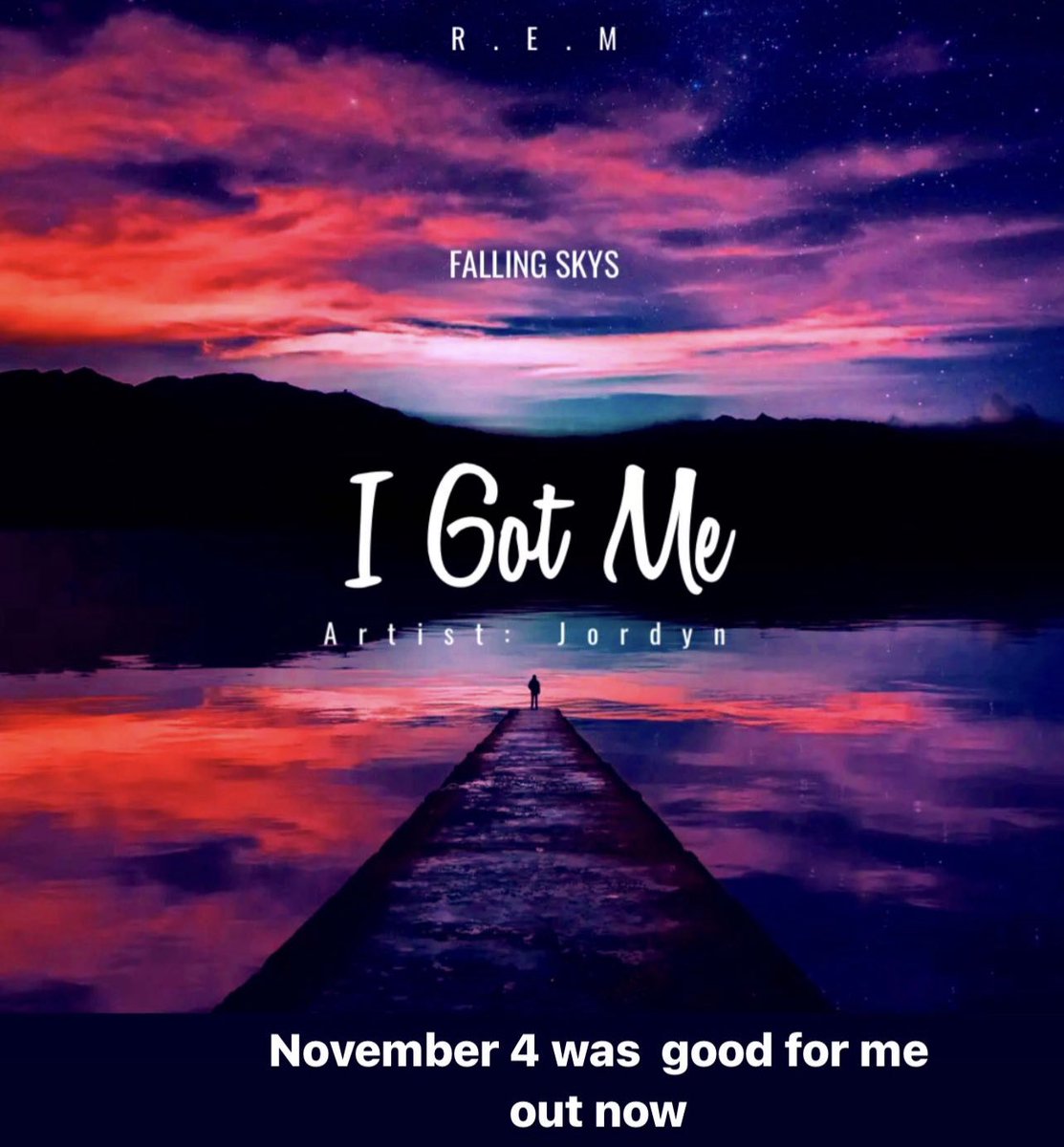 Jordyn764's tweet image. R.E.M FALLING SKYS #IGOTME