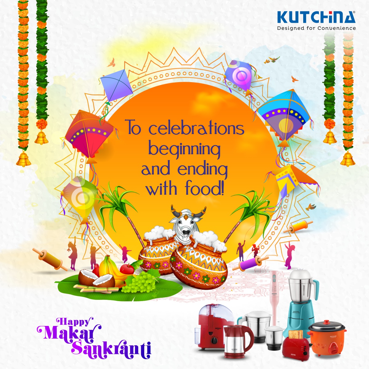 Team Kutchina wishes you a Happy Makar Sankranti!
#KutchinaiKitchens #MakarSankranti #Sankranti2023