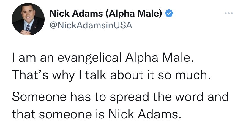 slimkidgod's tweet image. "Adams" isn't even @NickAdamsinUSA's real last name. Just like everything else he says, it's complete bullshit. Wannabe southern American loser. Talk about oxygen being wasted on a fat fuck australian scumbag. Holy shit. #NickAdams #AlphaMale #MAGA