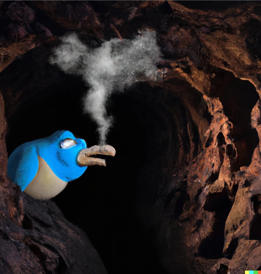 patokelley's tweet photo. The bird in the coal mine. #AIArtwork https://t.co/3RNGDy0YZ8