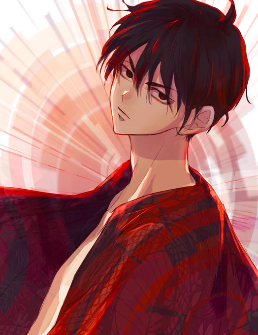 #彩度100にすると超派手過去絵でやってみました。単体ばかりだけど。目が痛い派手w 