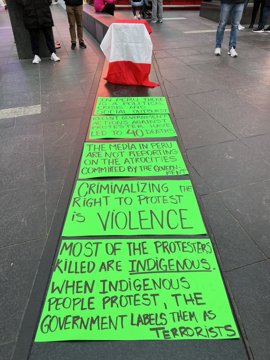 Ha sido muy duro hacer esto para mí.
Pero es lo mínimo que puedo hacer -aunque sea en solitario- si quiero ser consecuente con lo que siento en estos momentos por la crisis de mi país. 

#NiUnaMuerteMas

Nueva York, 11 de enero.

Araceli Poma