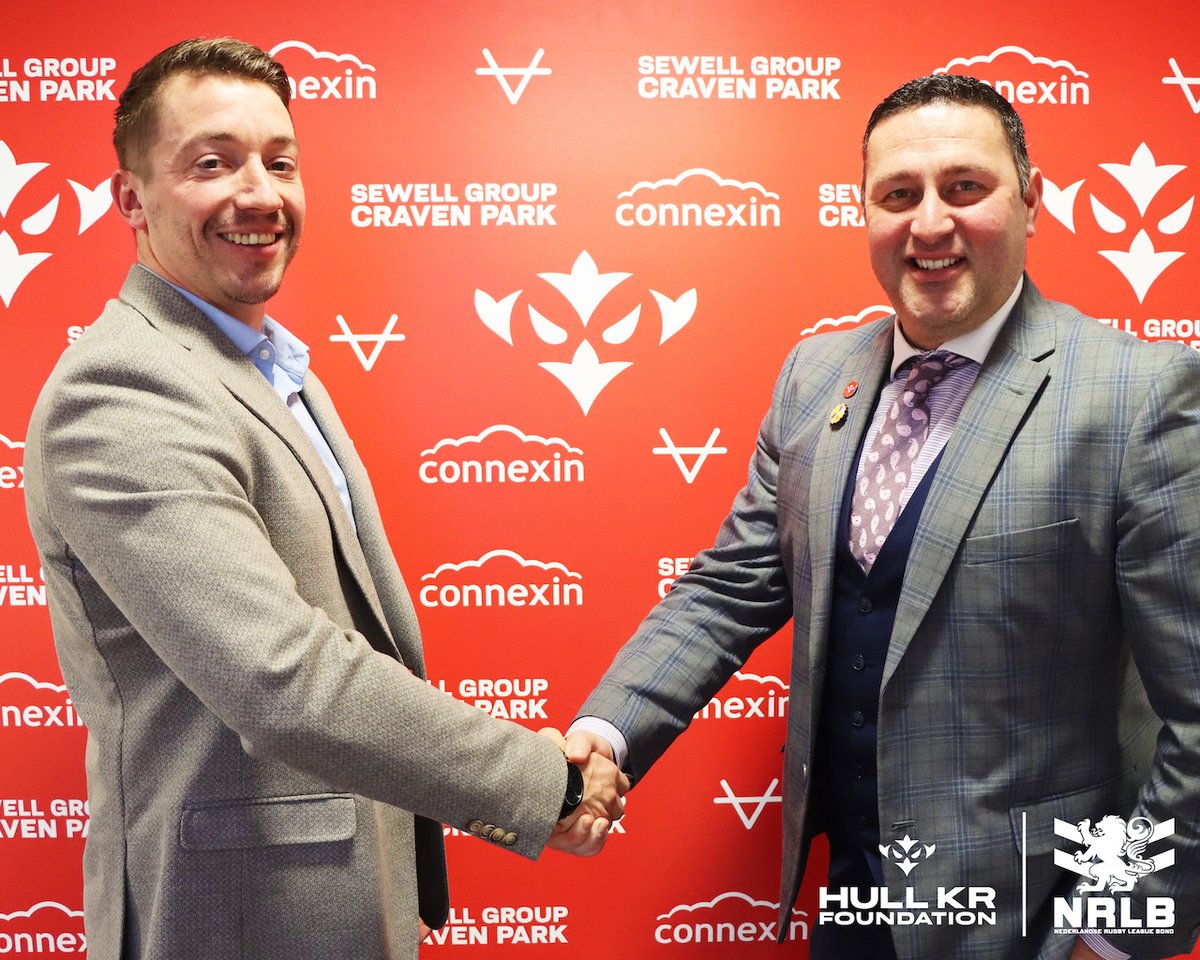 Hull KR Foundation are delighted to announce an exciting new partnership with @NL_Rugby_League 🤝🇳🇱

Read more 👉 bit.ly/3HmsArs

#RobinsTogether ❤️🤍