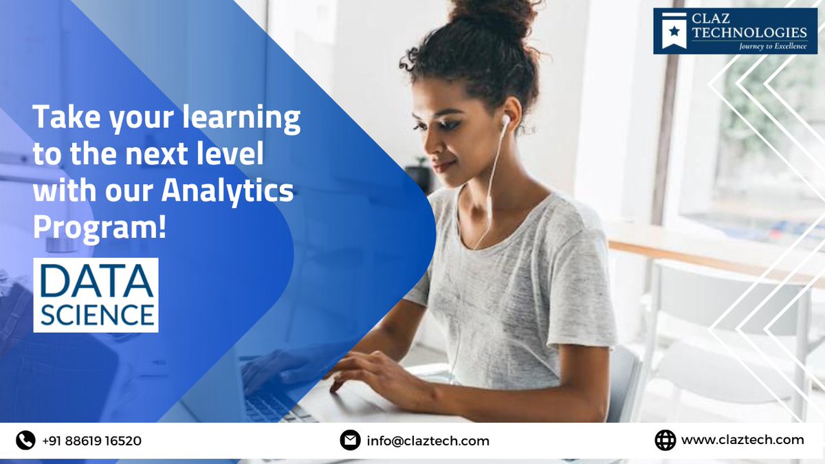 According to Finance Online, 59% of companies are adopting data science to accelerate their decision-making and bring greater accuracy. I

#datascience #datascientist #dataanalytics
#datasciencetraining #datascientists #datasciencejobs
#datascienceeducation #datasciencecourse