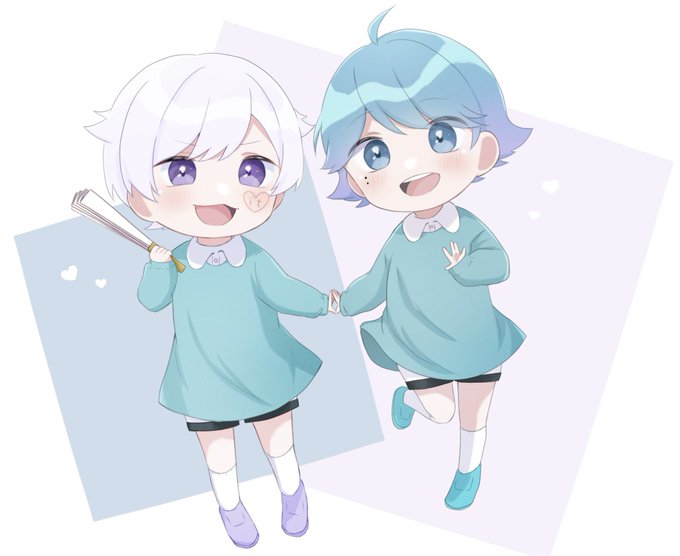 「2boys kindergarten uniform」 illustration images(Latest)