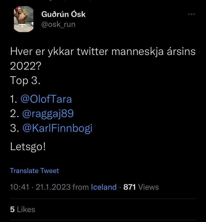 Sammála þessum lista