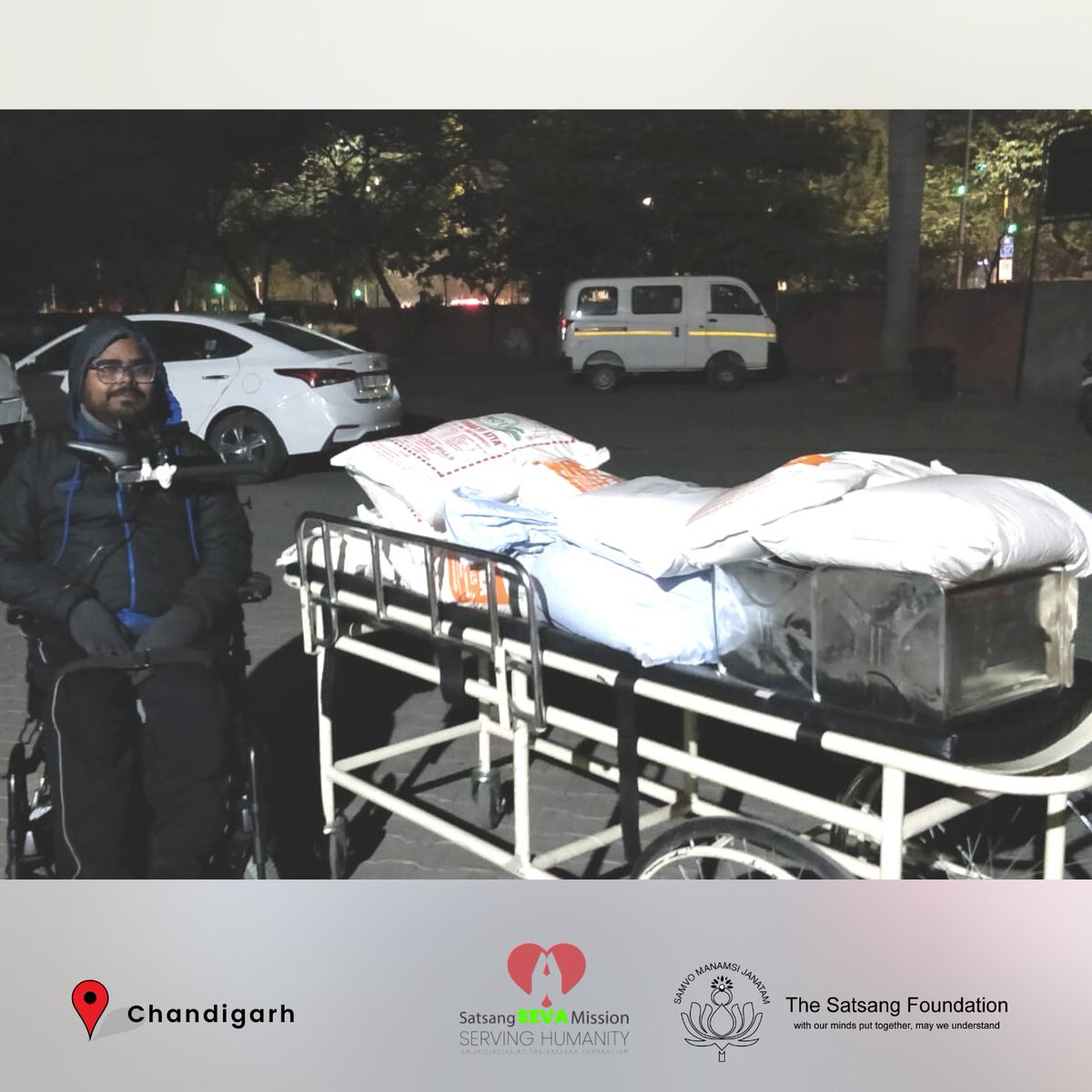 SatsangTweets's tweet photo. Team #SSM Chandigarh Offers Monthly #DryRations at Chandigarh Spinal Rehab Centre

Over the past one year, Team #SSMChandigarh has been offering monthly dry rations to ensure that both the patients &amp; their caregivers receive nutritious, 
1/2 https://t.co/yjmM2P6oPk
