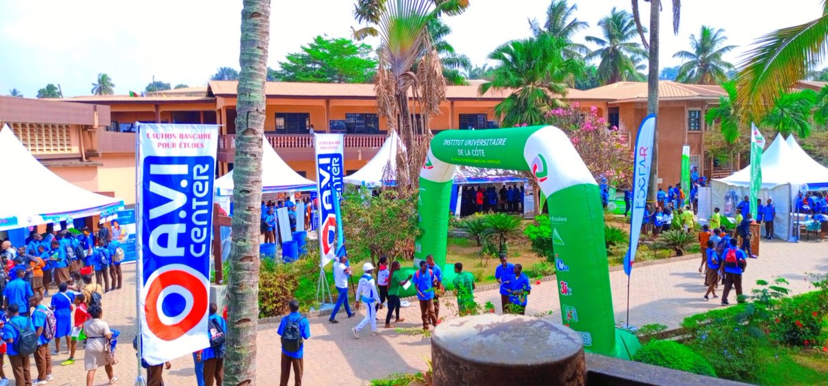 Plusieurs universités et écoles Françaises, Camerounaises, etc... sont réunies ce jour à l'occasion du "Forum des Grandes Écoles et Universités" organisé par le collège Vogt.

Cc <a href="/iaicmr_officiel/">IAI-Cameroun | AICS-Cameroon</a>
<a href="/iucdouala/">Institut Universitaire de la Côte</a>
<a href="/Ucac_fssg/">UCAC-FSSG</a> <a href="/DigitalCollege2/">Digital College Cameroun</a> <a href="/ExceliaGroup/">Excelia</a> <a href="/DoualaVatel/">Vatel Douala</a> <a href="/ucac_icam/">ucac_icam</a> #AVI