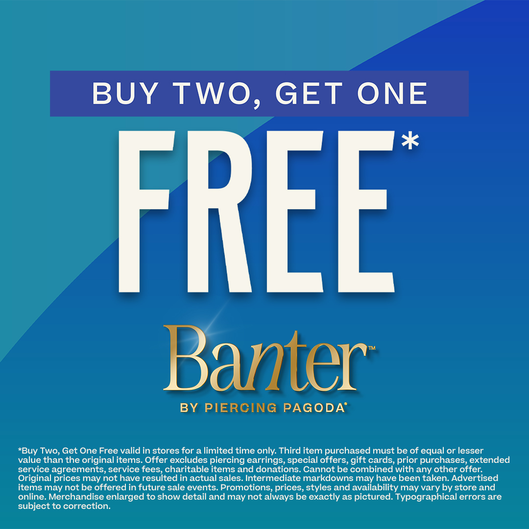nattierg's tweet photo. Buy Two, Get One Free starts now. Time to save on a new stack. Earrings, rings, bracelets-it's up to you. Save now through January 22nd! #BanterEmployee https://t.co/EXY3qrPwG5