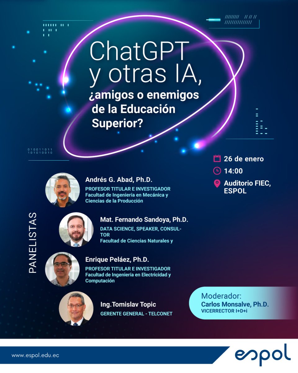 TommyTopic's tweet photo. Este jueves esperamos presentar en la Espol dos evidencias de la clara respuesta a esta pregunta! https://t.co/KPWA9i6zv4