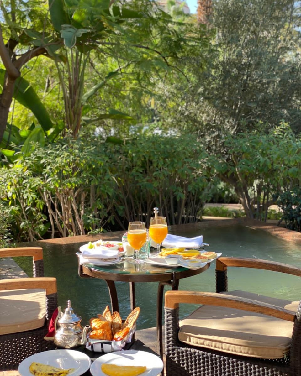 Let us serve you a magnificent Moroccan breakfast by your private plunge pool as you enjoy the mesmerizing views of our lush gardens. 

#FSMarrakech #FourSeasons #Morocco #Marrakech #MoroccanBreakfast