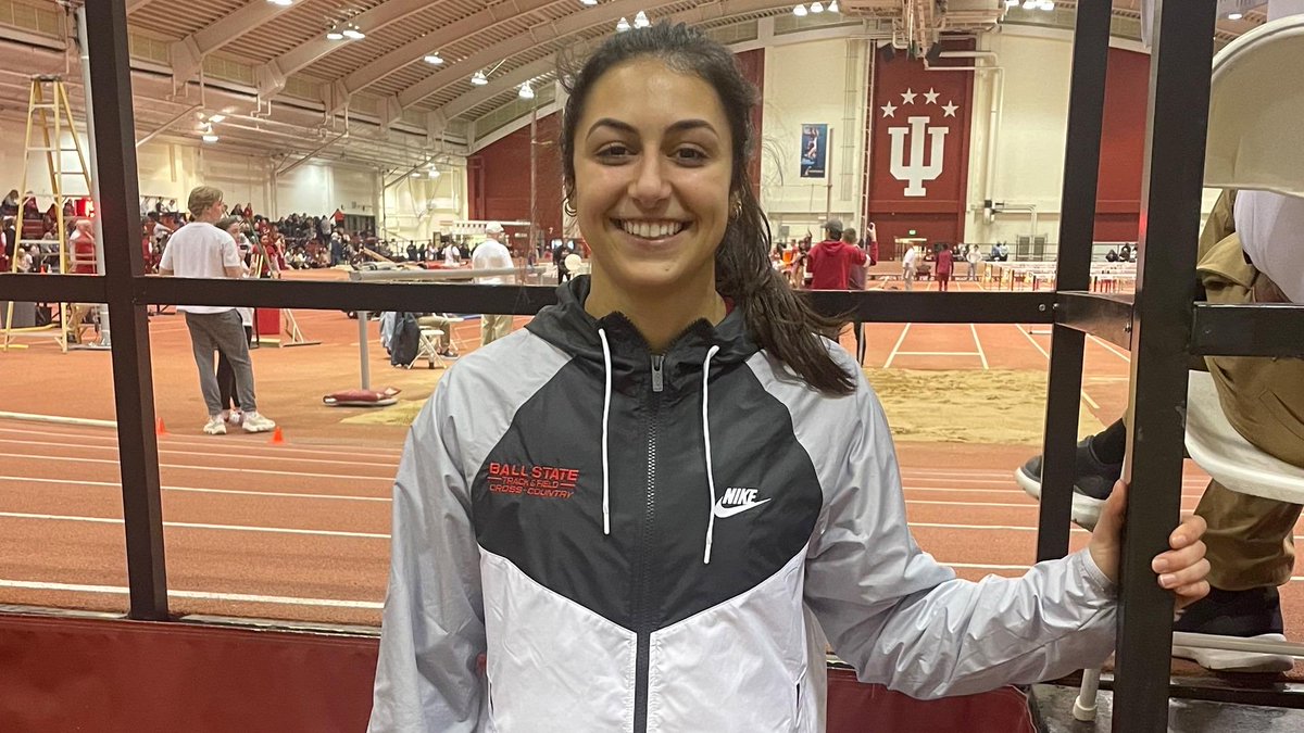 On day #1 of Indiana University’s Gladstein Inv. <a href="/jenna_oriani/">Jenna Oriani</a> (CHS ‘21) won her heat of the 60m dash in a new PR of 7.54 and followed up with a win in the final for her Ball State team. She’s currently ranked #2 in the MAC for the 60m. She’ll be back in action today in the 4x4.