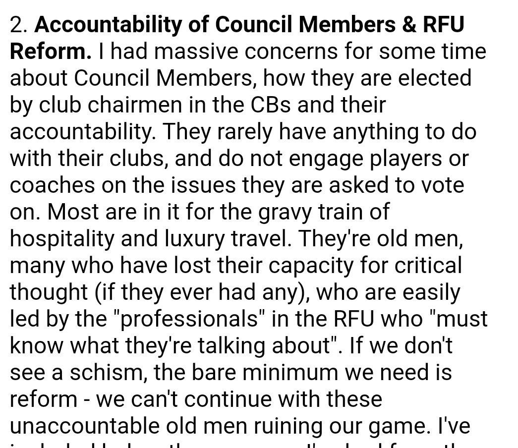 We have amazing listeners. Our email inbox is informed, thoughtful, passionate and diligent. 

Nail hit on the head by one of them regarding the gravy train  full of people (supposed to be) representing us 🎯