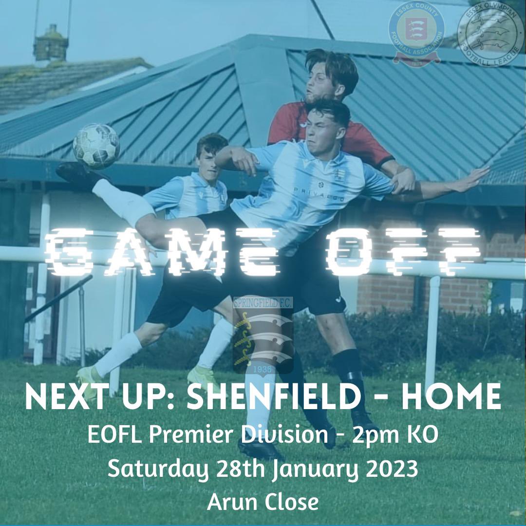 Springfield FC (@springfieldf) on Twitter photo Unfortunately due to pitch conditions, todays game has now been postponed. <a href="/SpringfieldDev1/">Springfield Development</a> <a href="/alfiehallers/">alfiehallers</a> Unfortunately due to pitch conditions, todays game has now been postponed. <a href="/SpringfieldDev1/">Springfield Development</a> <a href="/alfiehallers/">alfiehallers</a>