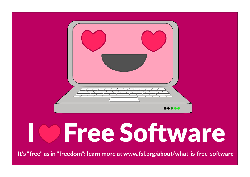 fsf's tweet photo. We love freedom 3, the freedom to distribute copies of your modified versions to others. Boost this post to share the message with others! https://t.co/B1cL19a93p