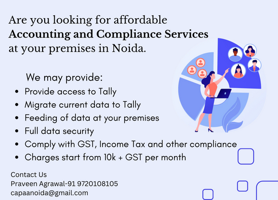 Accounts and Compliances Services
lnkd.in/dFBzf7iU

#accounts #accounting #complianceservices #compliance #businesstips #businessideas #businessadvisors #accountingservices #businessadda #businessgrowthstrategy #accountingfirm #accountingandfinance #cafirm
