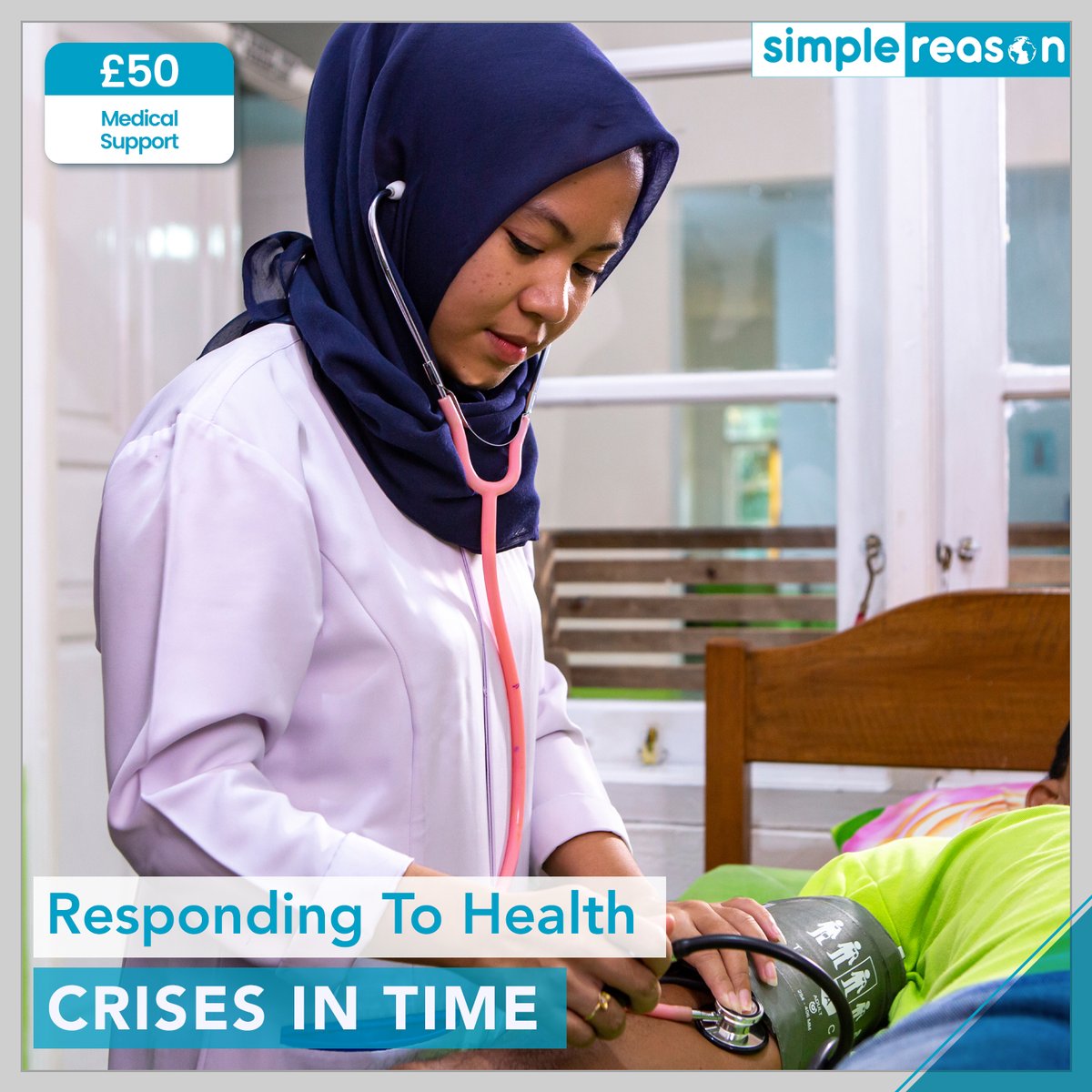 SimpleReasonUK's tweet image. Communities with a crippled healthcare system have difficulty accessing medical aid, especially in times of disaster.

Your donations through #SimpleReason can help save lives and rescue hopes.

Save a life at - simplereason.org/causes/healthc….