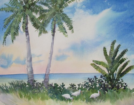 Watercolor artists! Paint a Florida Beach with artist Cedar Kindy in a one-day comprehensive watercolor workshop. Explore graduated and variegated washes, and dry brush. February 24, 9:30-12:30 pm loom.ly/vdf1xY0

#cedarkindy #watercolor #paintingclass #artcentersarasota