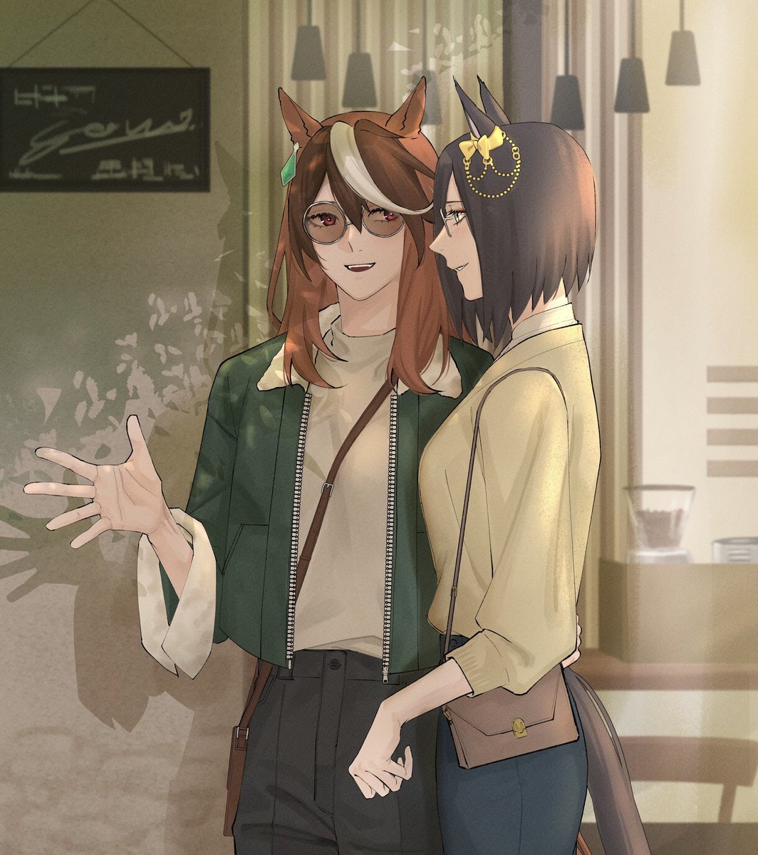 エアグルーヴ(ウマ娘) ,シンボリルドルフ(ウマ娘) 「」|YORUのイラスト