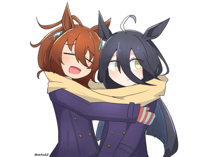 #旧理科準備室にてワンドロワンライお題「マフラー」で描かせていただきました 