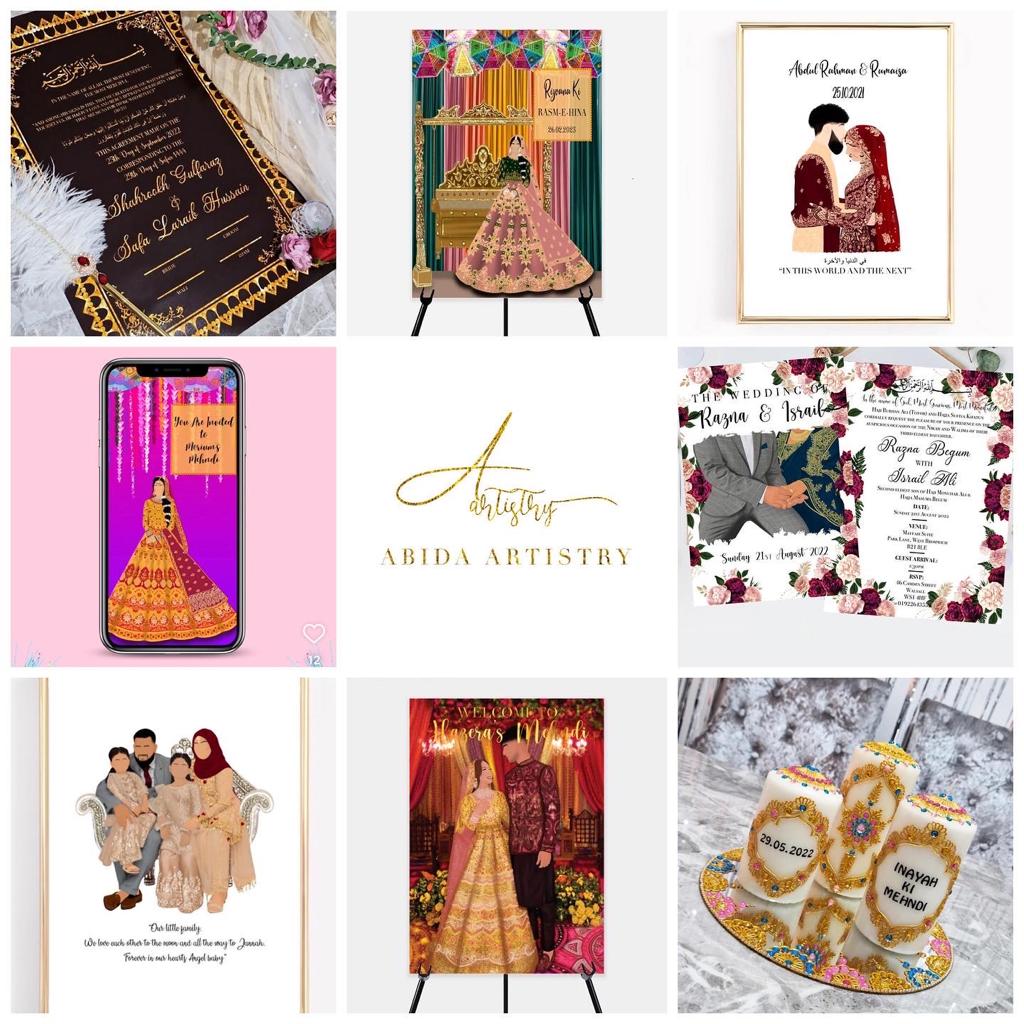 mwdirectoryuk's tweet photo. Personalised Gifts - Wedding Stationery - Illustrations - Foil Prints - Digital Prints

#muslimweddingdirectory #mwdglobal #mwd #britishmuslimwedding #weddingdirectory #weddingstationery #startupbusiness #supportlocalbusiness #weddinggifts #personalisedgifts #frames #birmingham https://t.co/k5EQaEUZkv