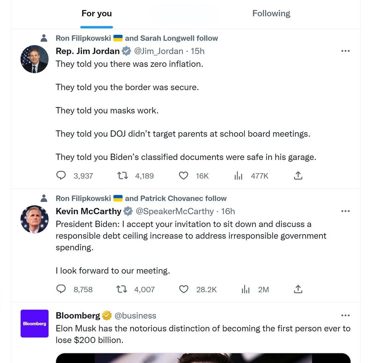 LObservable's tweet image. Hey Elmo (@elonmusk), here's my morning Tw@ter-generated dose of Rep. Rapey and The Boneless Wonder, and how that's worked out for you.