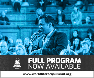 WorldLiteracy's tweet photo. The World Literacy Summit Full Program is Now Available. 
https://t.co/3HzghsDREb https://t.co/sgW6MyZ6np