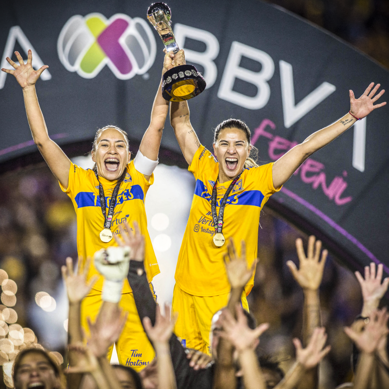 GoalNews's tweet photo. The Liga MX Femenil is only six years old, but viewing figures and attendances are already far greater than in the NWSL 📈

@ameeruszkai explains how @tigresfemenil have done more than any other club to drive Mexican women’s football forward 🐯