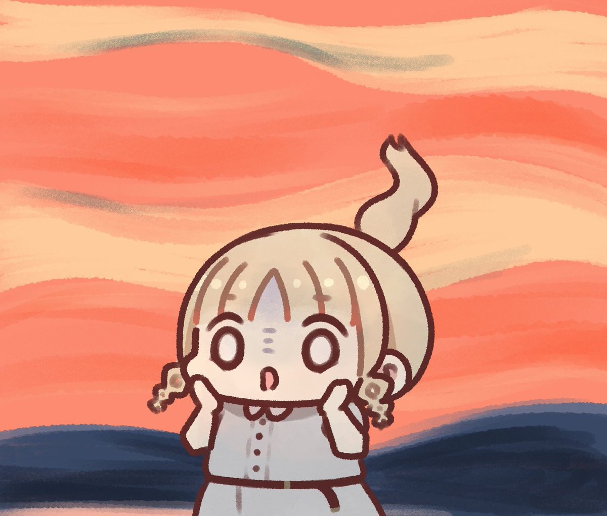 パロディなクレアさんです! #原作を隣に貼らなくても何のパロディか気づいて 