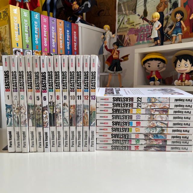 tinymugiwara's tweet photo. Estou vendendo essas duas coleções de mangás: 

Beastars completo em ótimo estado - R$560 (olx)
Deademand Wonderland em bom estado - R$220 (olx)

Vendo por OLX e Shopee, tenho avaliações em ambas as lojas (links no tweet abaixo) 
@AvisoDeOferta
 
@OfertasMangas https://t.co/TIOBV8PNM6