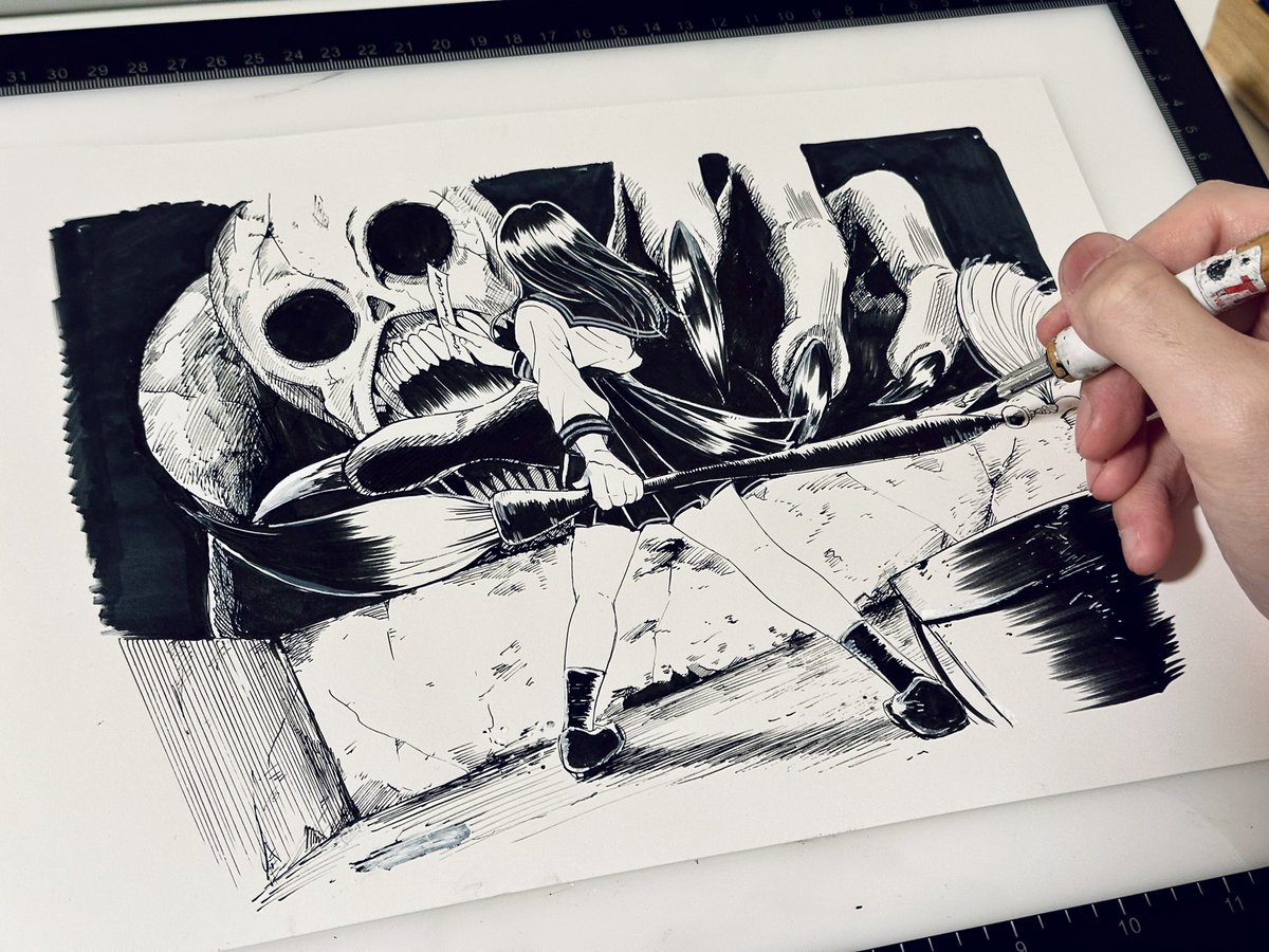 デジタル全盛の時代にあえてのGペン
楽しいぞ… https://t.co/YBf2m8IZqT