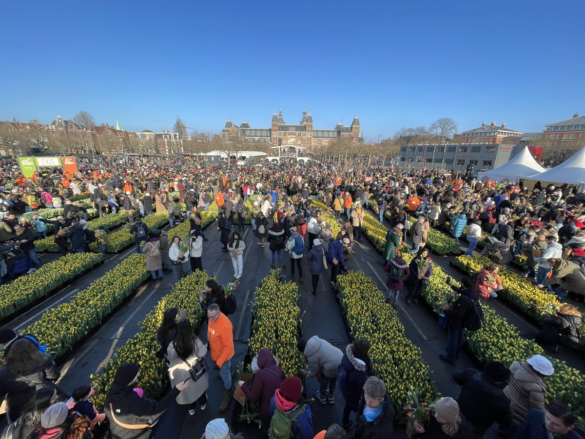 It’s National #tulipday in #Holland Picking tulips for free in #Amsterdam 

#time4tulips #NationaleTulpendag #tuliptime #tulipanes #tulips