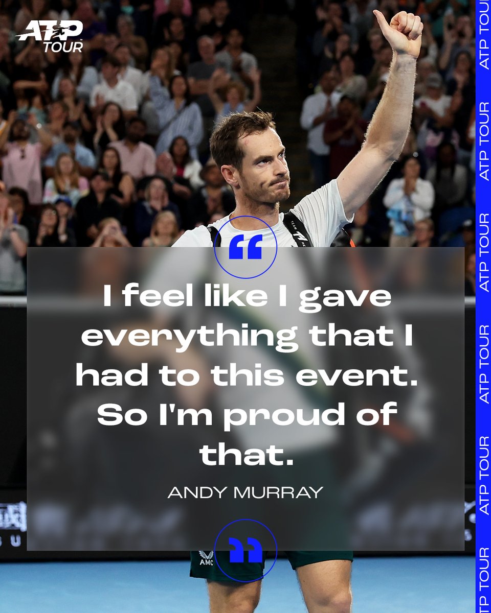 atptour's tweet photo. Always an inspiration 👏

@AustralianOpen | #AusOpen | @andy_murray https://t.co/dzLTCqd1F6