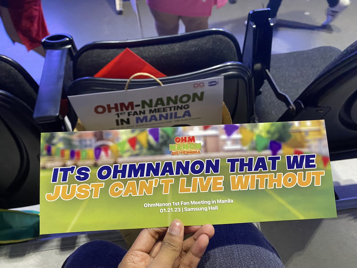 ONuniverse_'s tweet photo. We didn’t have a sold out Fanmeet but we got a sold out heart and a memory that we will surely treasure. Thank you OhmNanon and Filipino Ronans ❤️💚🧡💙 #OhmNanonFMManila2023 https://t.co/DmlfMhDnxC