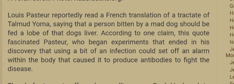 Pasteur got the idea of germ theory and vaccine from Talmud . 
https://t.co/YbhYOejs09

https://t.co/R0AvXdT58j

https://t.co/FCScMJbtfI

https://t.co/upirD7t5oV

https://t.co/ILFT16elyo https://t.co/xcv3Nzi8Hb