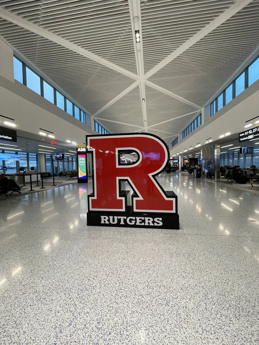 GreenyRU's tweet photo. In the new @EWRairport Terminal A for the first time. Blown away by it.

And there is @RutgersU &amp; @RUAthletics branding everywhere! @R_Fund 

#GoRU https://t.co/3OhBsg4vSa