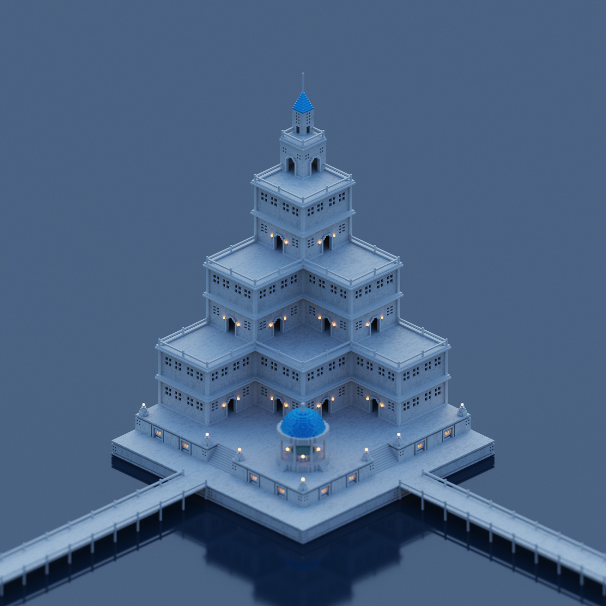 #voxelart #magicavoxel #lowpoly #3dart #architecture