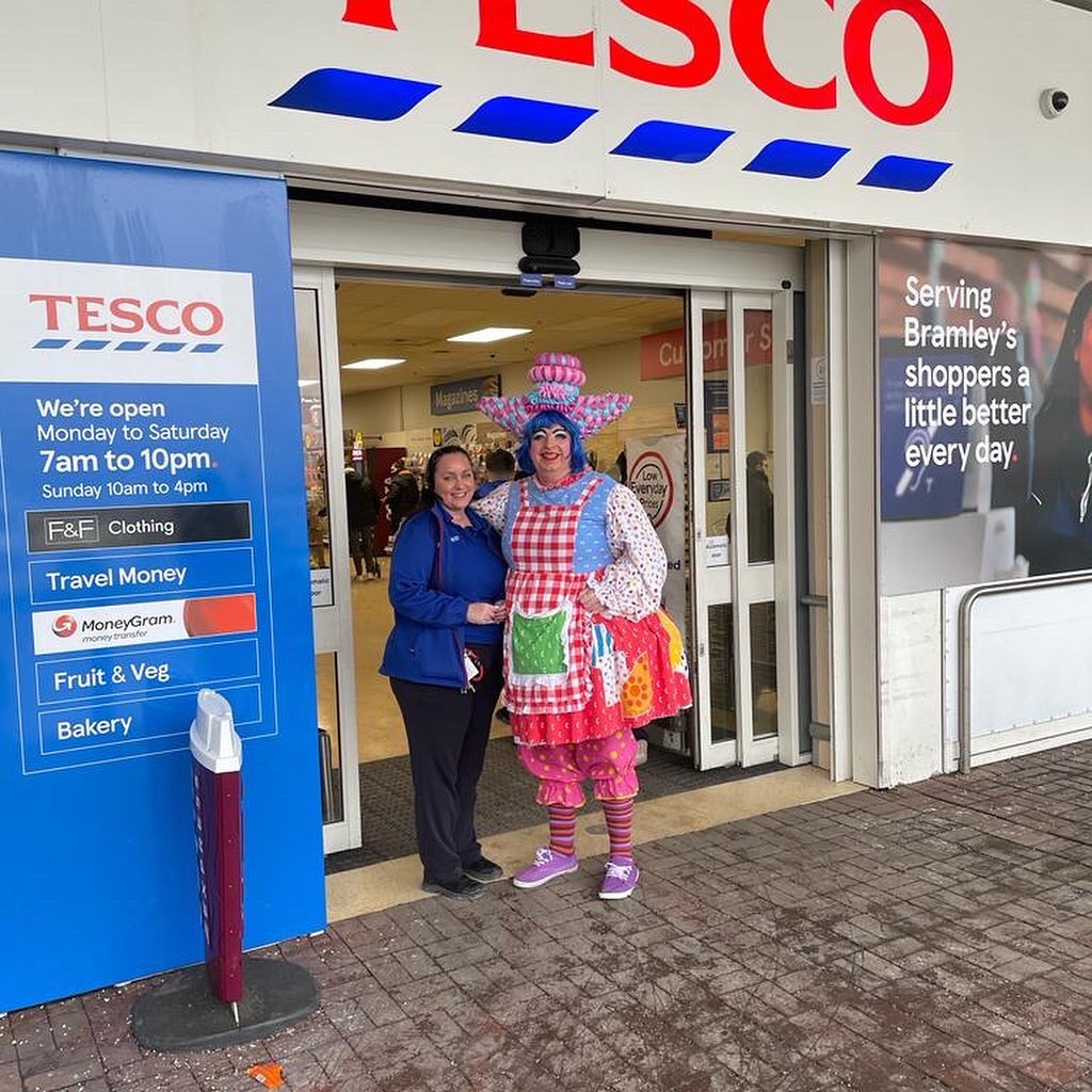Did you see us around Bramley centre today? Book your tickets for our family pantomime online: Bramleypanto.co.uk <a href="/WLDispatch/">West Leeds Dispatch</a> <a href="/kevin_ritchie1/">Kevin Ritchie</a> <a href="/BramleyTrinity/">Bramley Trinity</a>