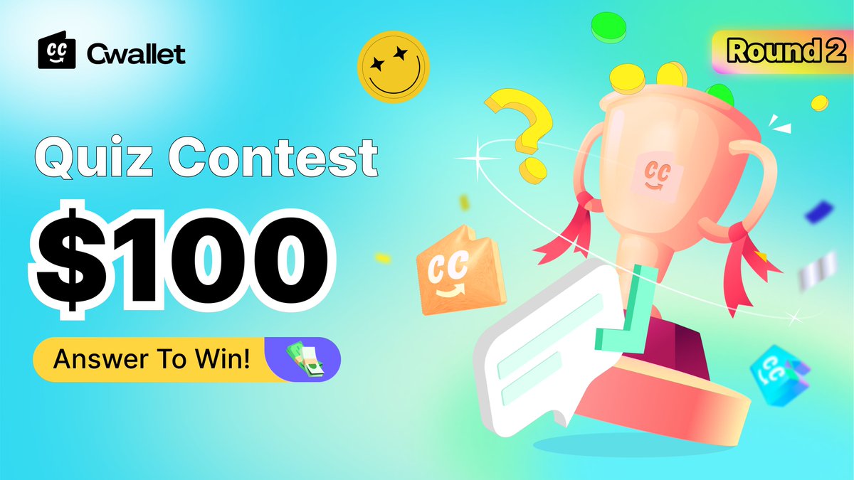 CwalletOfficial's tweet image. 🍻Quiz Contest Round 2! Answer to Win $100🤩

🤭Find out who's lucky to share 100 USDT! Share with your friends, chill out with a little quiz :p

👉Join Campaign: s.cwallet.com/12656aw
@cctip_com rewards dsAKbV

Happy weekends!😊 

#Cwallet #Airdrop #Giveaway #Crypto
