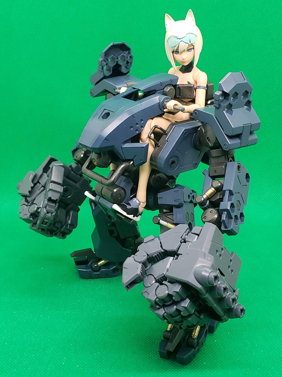 ojiru_numa's tweet photo. バルクアームにオーバードマニュピレーター装着
でっかい手には女の子を乗せないとね🎵

#バルクアーム
#蝸之殻
#蝸之殼
#スネイルシェル https://t.co/pADSRrR2H9